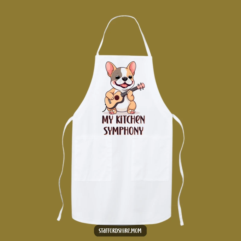 Cook to the Beat: Funny Musician Staffy Apron for Kitchen Concerts!