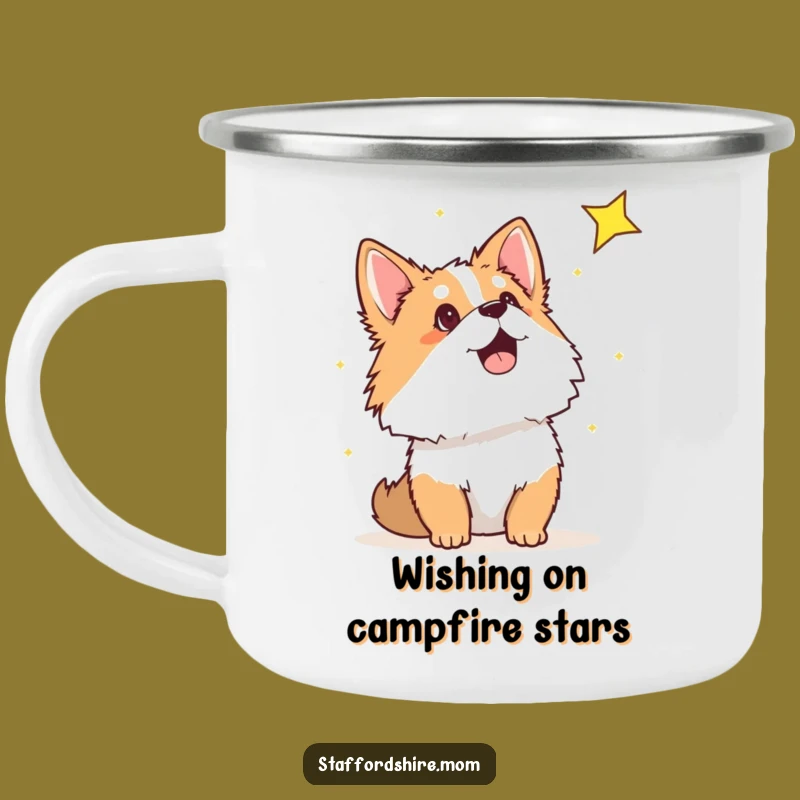 Durable Funny Staffordshire Shooting Star Camping Mug - Adventure Gift