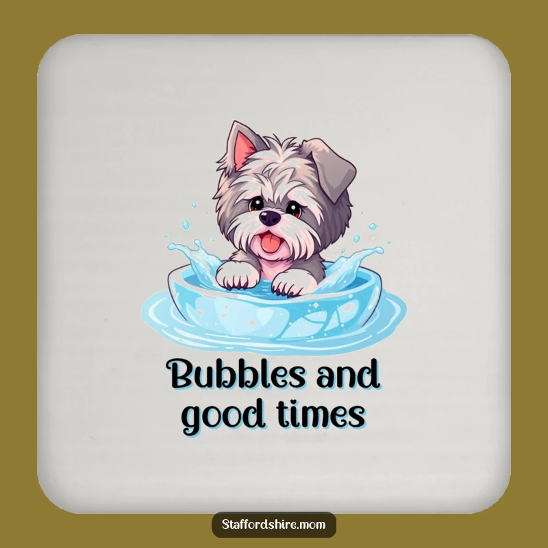 Funny Staffordshire Pool Coaster: Playful Protection for Tables