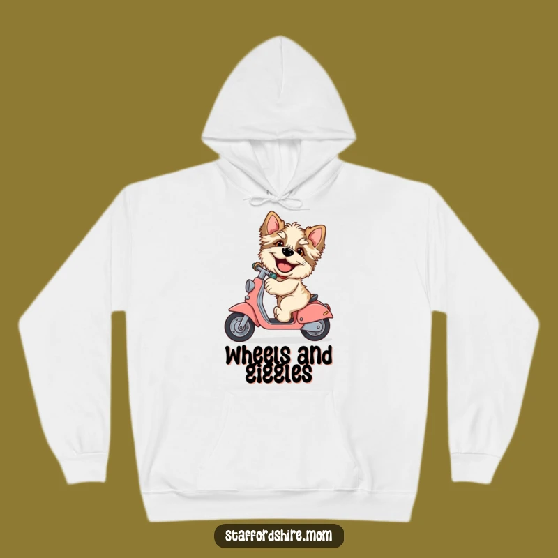 Funny Staffordshire Scooter Hoodie: Cozy Giggles, Perfect Humorous Gift