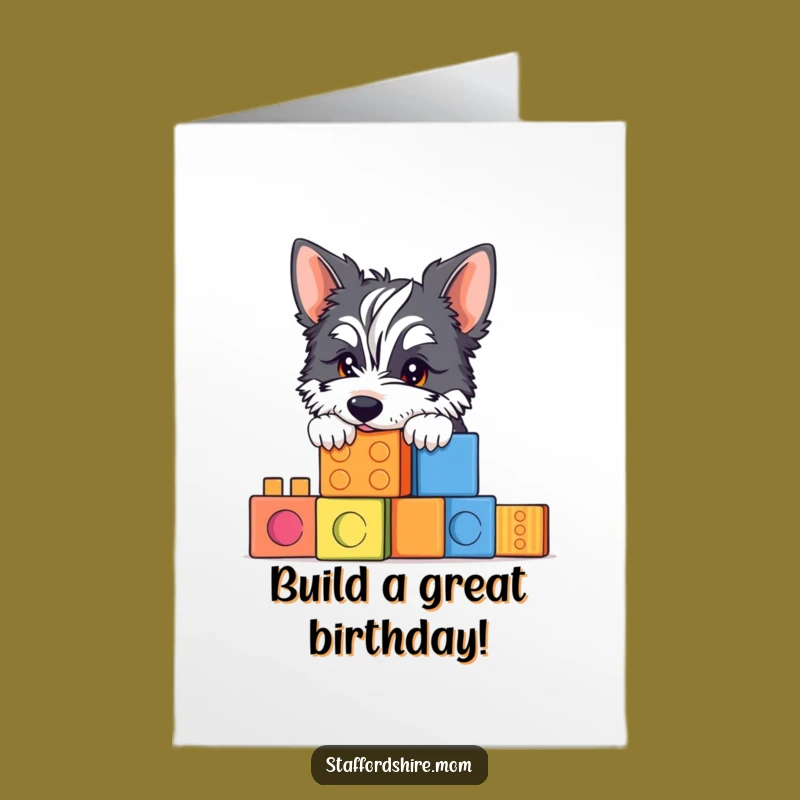 Free Printable Birthday Card: Staffordshire Blocks Fun, Downloadable Birthday Humor!