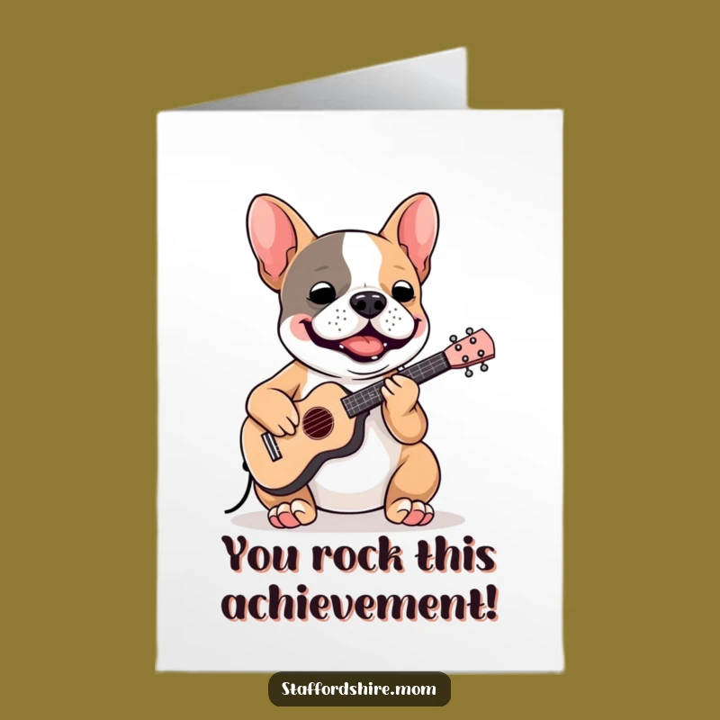 Free Printable Congratulations Card: Musical Staffy for a Cheerful, Funny Downloadable Gift