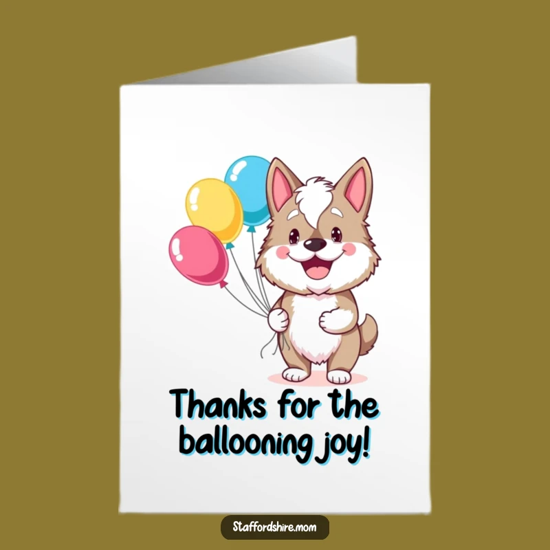 Free Printable Thank You Card: Staffordshire's Balloon Gratitude!