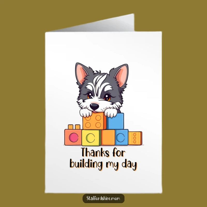 Free Printable Thank You Card: Staffordshire Blocks Gratitude, Funny Downloadable Thanks!