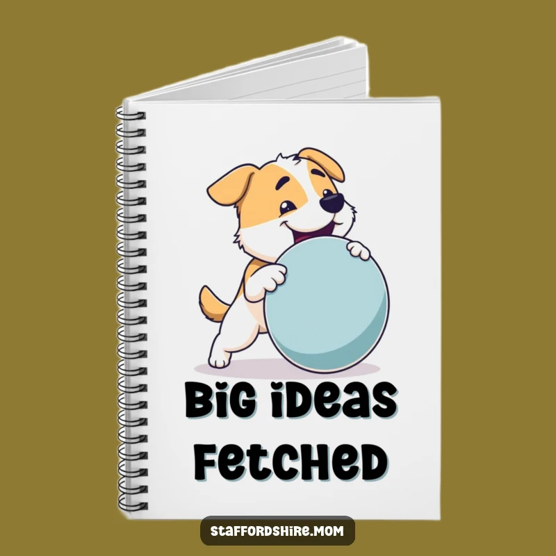 Funny Dog Notebook: Strong Pup's Fetching Ideas