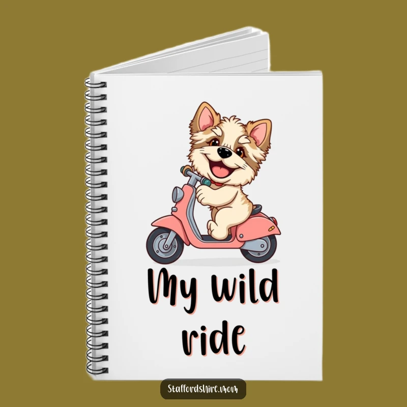 Funny Staffordshire Scooter Notebook: Jot Down Giggles, Perfect Humorous Journal