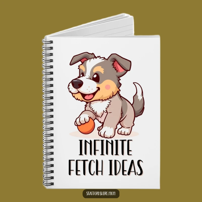 Funny Staffordshire Fetch Notebook: Jot Down Fun, Perfect Humorous Journal