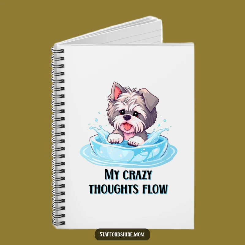 Funny Staffordshire Pool Notebook: Playful Ideas and Notes